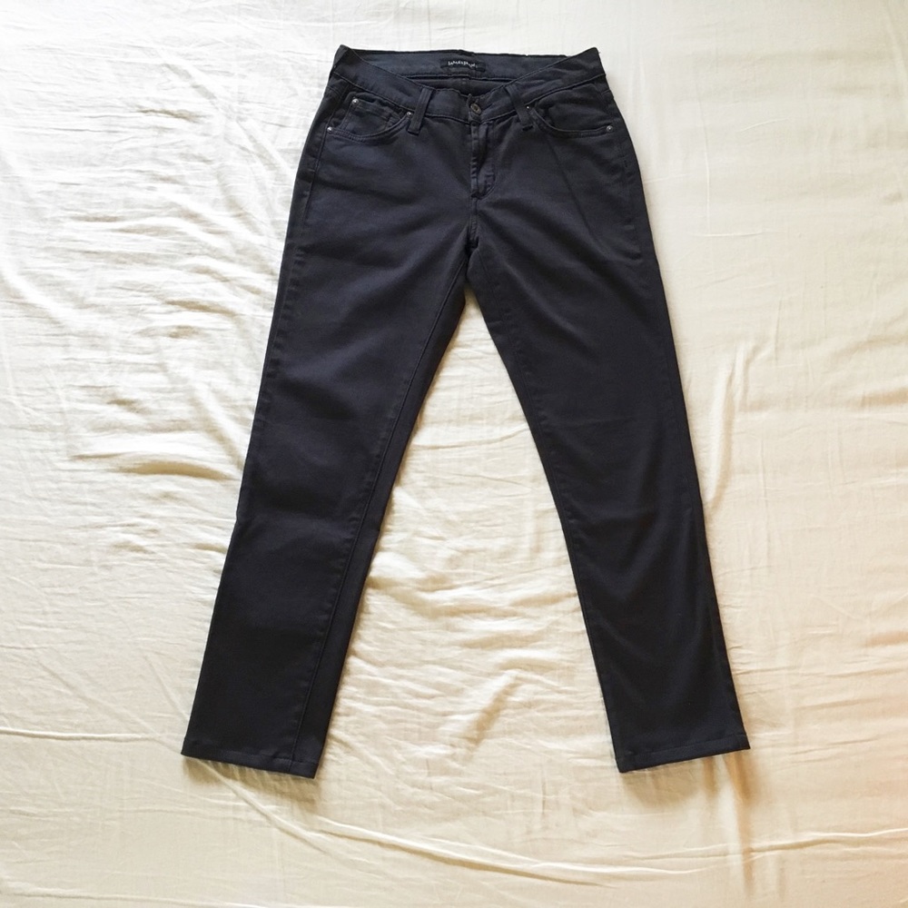 Paige Denim Twiggy Smoke Gray 26 Skinny Cigarette